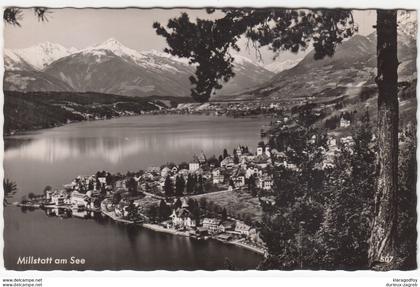 Millstatt am See old postcard travelled 1960 b170801