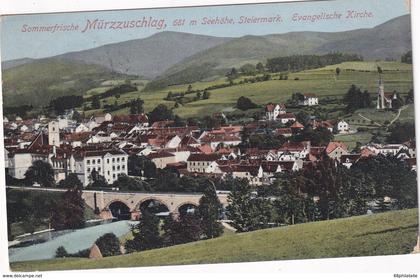 AUTRICHE 1912 CARTE POSTALE DE MÜRZZUSCHLAG