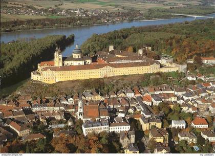 71433062 Melk Donau Fliegeraufnahme Stift Melk Sueden