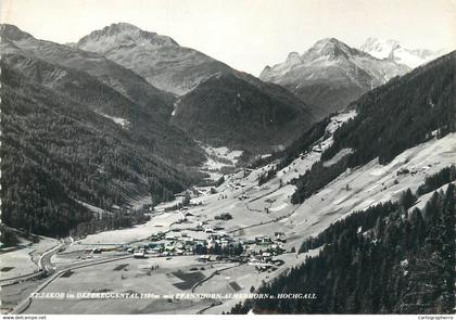 Austria postcard St. Jakob im Defereggental Pfannhorn Hochgall valley scene 1957