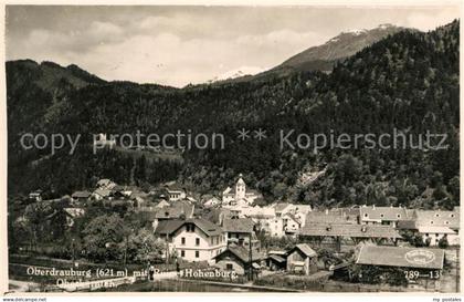 43179714 Oberdrauburg Kaernten mit Ruine Hohenburg