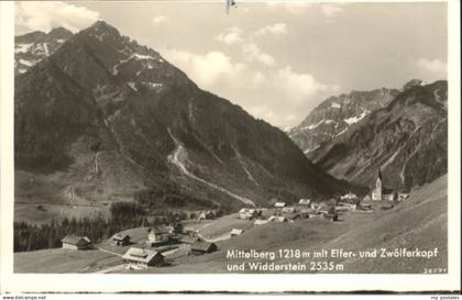 70873863 Mittelberg Kleinwalsertal Mittelberg Kleinwalsertal Elferkopf Zwoelferk