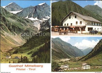 71868219 Mittelberg Pitztal Tirol Gasthof Mittelberg Alpenpanorama