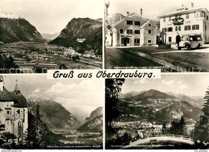 73045051 Oberdrauburg Kaernten Postplatz Hochstadl Kreuzeckgruppe Schloss Stein