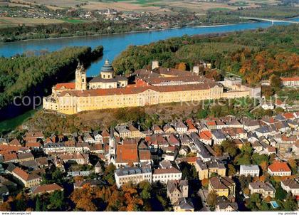 Melk Donau Stift Melk Fliegeraufnahme