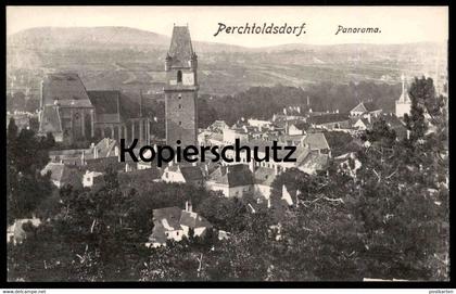 ALTE POSTKARTE PERCHTOLDSDORF PANORAMA TOTAL NIEDERÖSTERREICH Österreich Austria AK Ansichtskarte postcard cpa