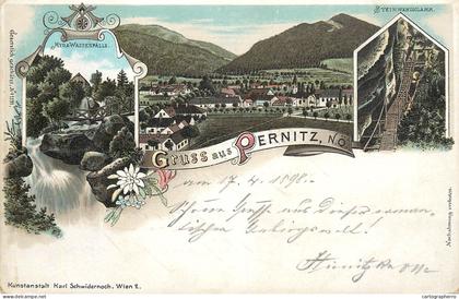 Litho-AK Pernitz 1898