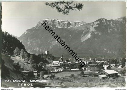 Rattenberg - Kramsach - Foto-Ansichtskarte - Verlag Helmuth Ascher Wörgl