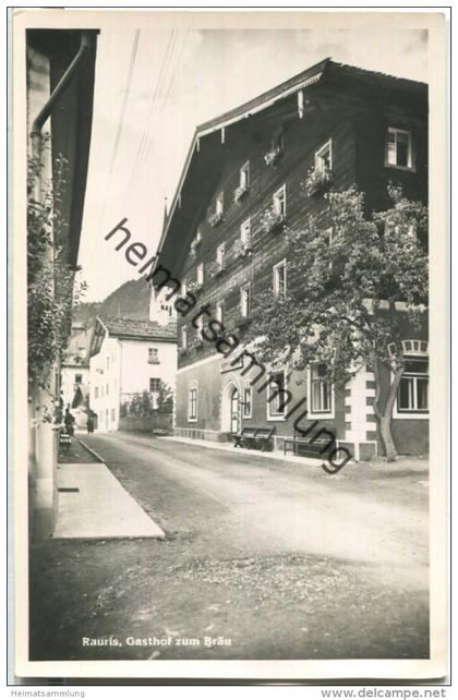 Rauris - Gasthof zum Bräu - Foto-Ansichtskarte