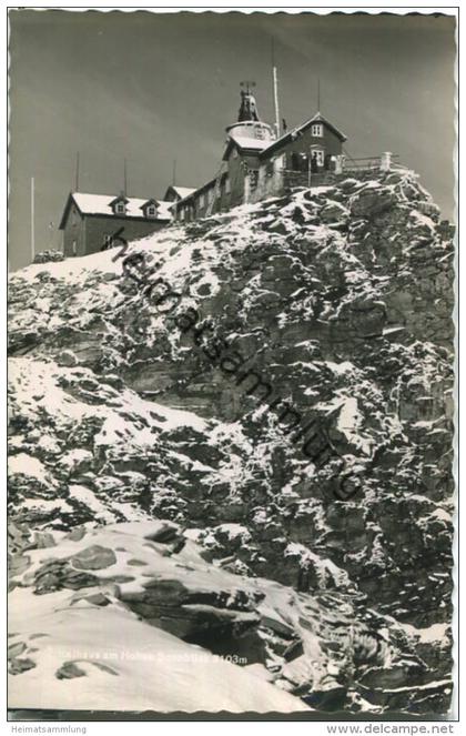 Rauris - Zittelhaus - Hoher Sonnblick - Foto-Ansichtskarte