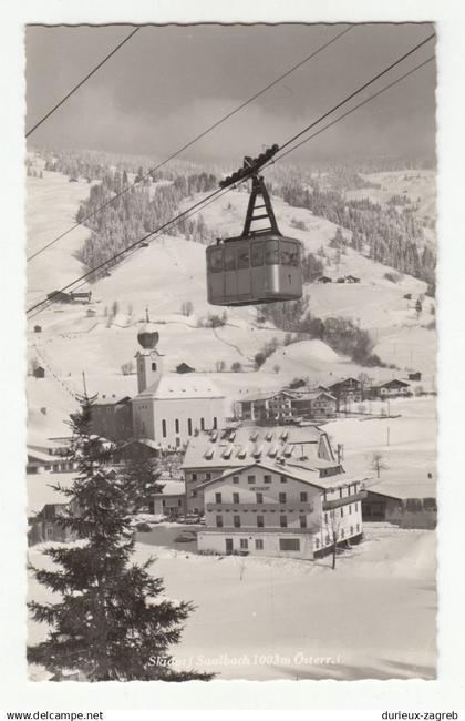 Saalbach (Seilbahn) old postcard posted 196? b200710*