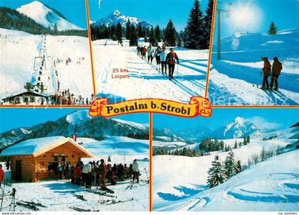 73082886 Strobl Skicenter Postalm Wintersportplatz Alpen