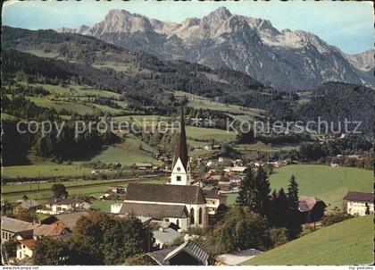 72093010 Bischofshofen Ortsblick Kirche Bischofshofen