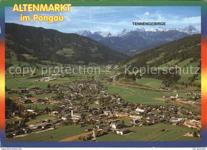 72489810 Altenmarkt Pongau mit Tennengebirge Fliegeraufnahme Altenmarkt im Ponga