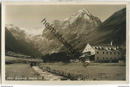 Lüsens im Sellraintal - Foto-Ansichtskarte - Verlag Sepp Ritzer & Elis Braunhoft Innsbruck