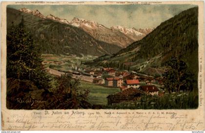 St. Anton am Arlberg - Litho