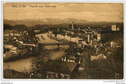 Steyr old postcard travelled 1913 bb