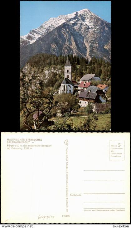 Ansichtskarte Stainach-Pürgg Panorama Berge bei Pürgg 1975