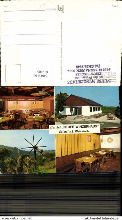 612785,Mehrbild Ak Ehrenhausen Neues Winzerhaus a. d. Weinstraße Sulztal a. d. Weinst