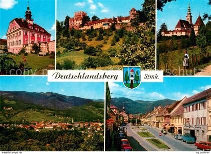 73626012 Deutschlandsberg Rathaus Burg Deutschlandsberg Schloss Hollenegg Hauptp