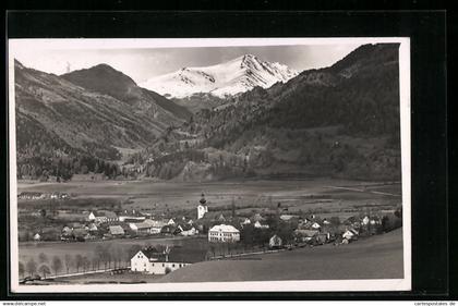 AK Scheifling, Ortsansicht mit Bergpanorama