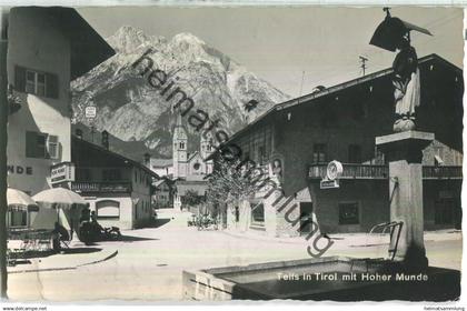 Telfs mit Hoher Munde - Foto-Ansichtskarte - Verlag K. Somweber Telfs