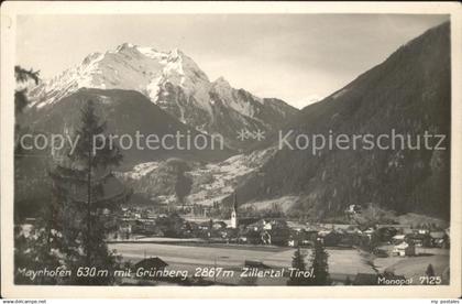 71542061 Mayrhofen Zillertal Zillertal Gruenberg