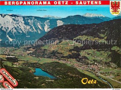 73363556 Oetz Bergpanorama Oetz Sautens oetztal Fliegeraufnahme