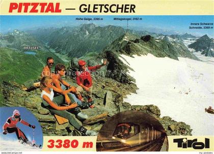 74033801 St Leonhard Pitztal Tirol AT Pitztal Gletscher Gebirgspanorama Bergwand