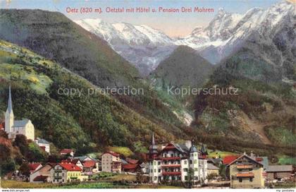 74023458 Oetz oetz Tirol AT Oetztal mit Hotel Pension Drei Mohren