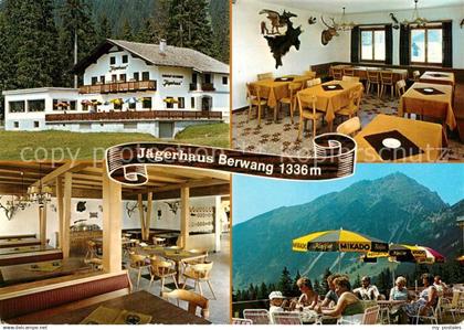 73209464 Berwang Tirol Gasthof Pension Jaegerhaus Terrasse Alpen Berwang Tirol