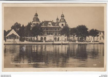 Schloss Velden, Velden am Wörthersee old photopostcard travelled b170215