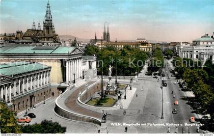 73020493 Wien Ringstrasse Parlament Rathaus