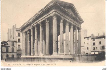 POSTAL  -VIENA  -AUSTRIA  -TEMPLE D'AUGUSTE ET DE LIVIE