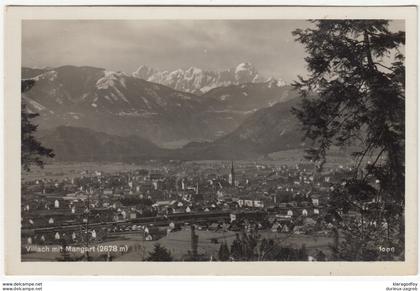 Villach old postcard travelled 1934 Villach Pmk b170605