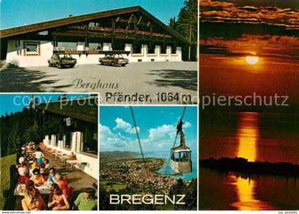 73161408 Bregenz Vorarlberg Berghaus Pfaender Abendstimmung Bregenz Vorarlberg