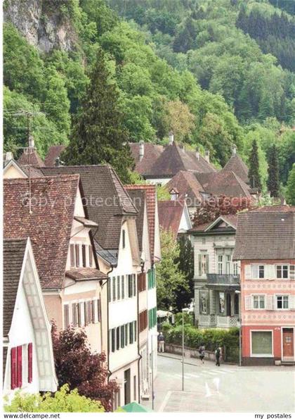 Hohenems Vorarlberg AT Juedisches Viertel Haeuserensemble 18. Jhdt.