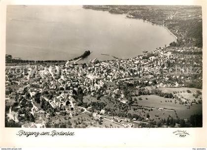 73030319 Bregenz Bodensee Fliegeraufnahme Bregenz