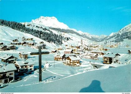 73128952 Lech Vorarlberg Winterlandschaft Karhorn Lech Vorarlberg