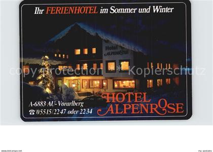 72495073 Au Vorarlberg Ferienhotel Alpenrose  Au