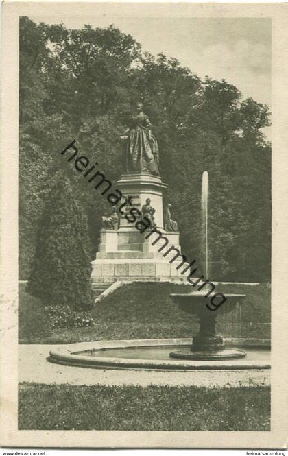 Wiener Neustadt - Maria Theresia Monument im Akademiepark - Verlag E. Starosta Wiener Neustadt gel. 1915