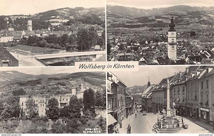 Österreich - Wolfsberg (K) Mehrfachansicht - Kirche - Schloss - Brunnen