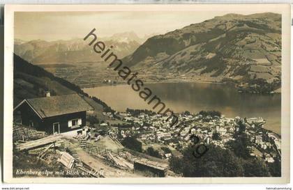 Ebenbergalpe - Ebenbergalm mit Blick auf Zell am See - Verlag Karl Haidinger Zell am See