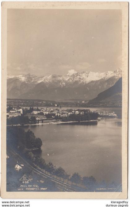 Zell am See old postcard travelled 1926 b190401