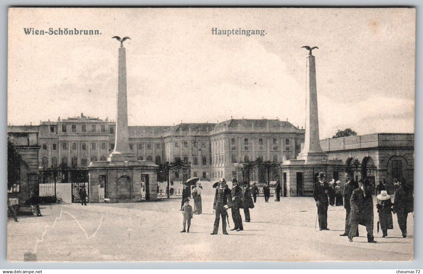 Autriche 004, Vienne Wien, Château de Schönbrunn, Haipteingang