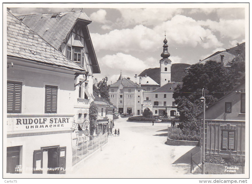 Autriche - Ferlach - Haupt Platz - Carte-Photo Tschauko