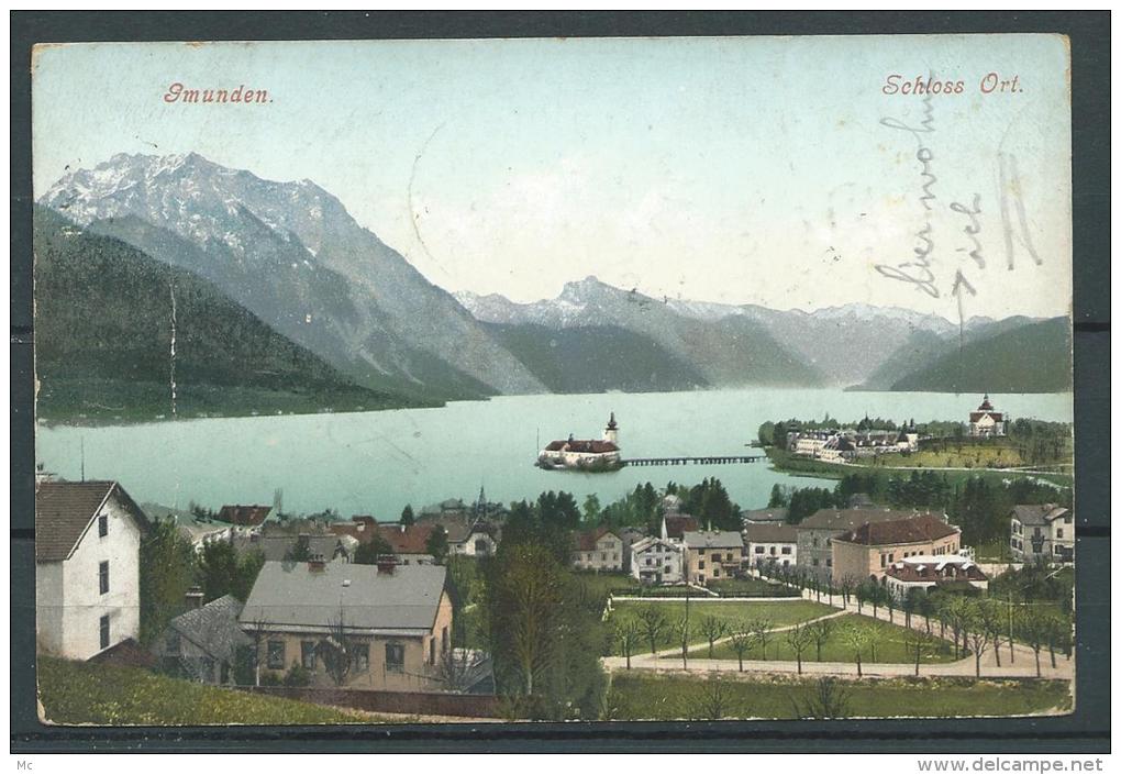 Autriche - Gmunden - Schloss Ort. - colorisée