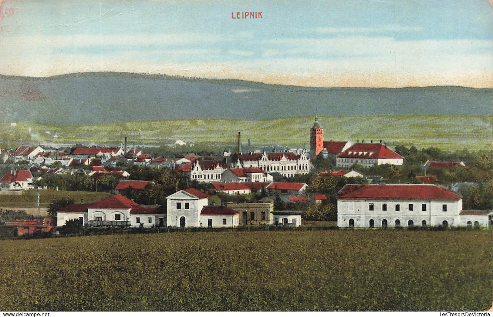 AUTRICHE - Styrie - Vue générale de la ville de Leipnik - Colorisé - Carte postale ancienne