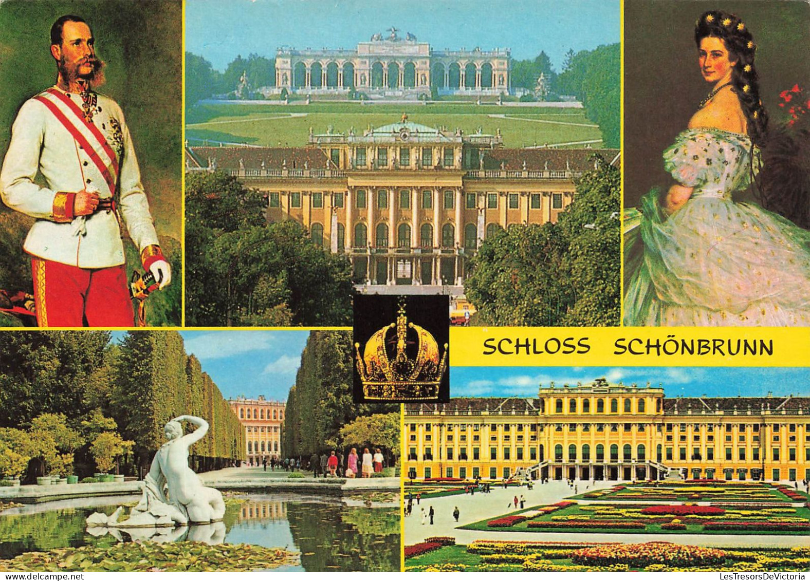 AUTRICHE - Vienne - Château de Schoenbrunn - Colorisé - Carte postale