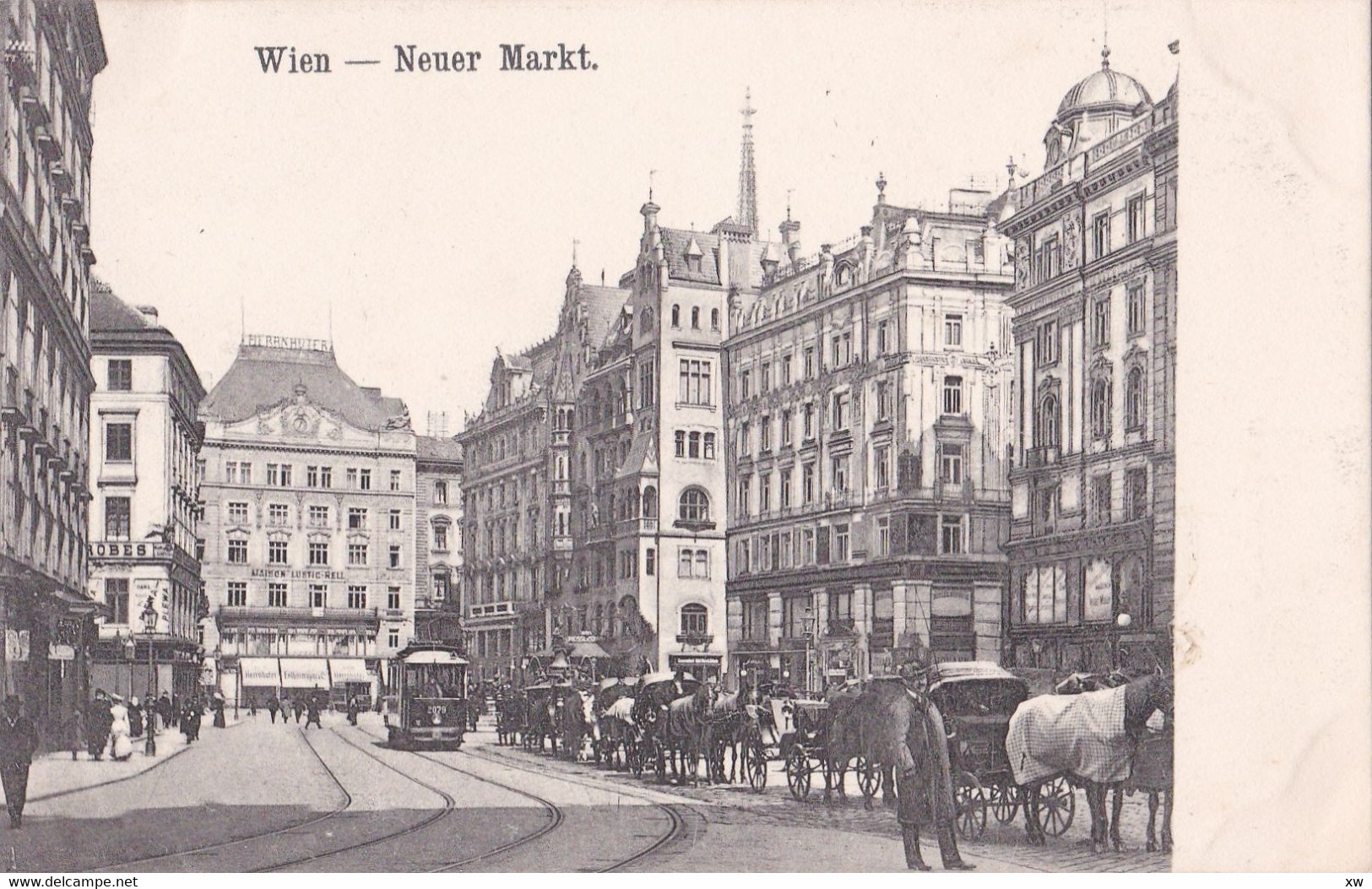 AUTRICHE - VIENNE - WIEN MITTE - Neuer Markt - Animation - 01-03-25